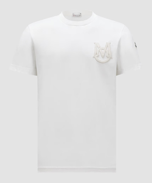 T-32134<br><b>MONCLER</b><br>모노그램 코튼 티셔츠</b><br>[매장가-40만원대]