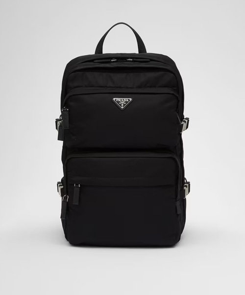 A-45154<br><b>PRADA</b><br>리나일론 & 사피아노 가죽 백팩</b><br>[매장가-430만원대]