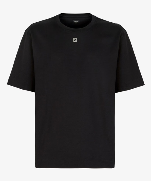 T-32124<br><b>FENDI</b><br>FF 아플리케 코튼 티셔츠</b><br>[매장가-110만원대]