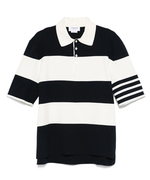 T-32106<br><b>THOM BROWNE</b><br>스트라이프 폴로 셔츠</b><br>[매장가-130만원대]