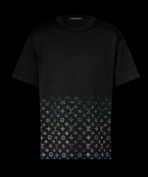 T-32121<br><b>LOUIS VUITTON</b><br>모노그램 그라디언트 엠벨리시드 숏 슬리브 크루넥</b><br>[매장가-250만원대]