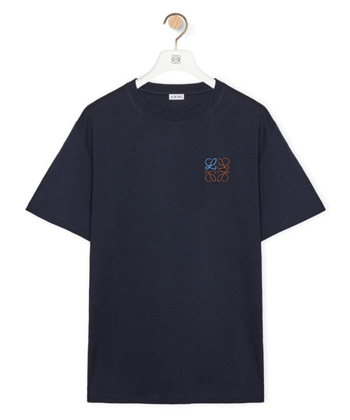 T-32128<br><b>LOEWE</b><br>로고 자수 코튼 티셔츠</b><br>[매장가-70만원대]