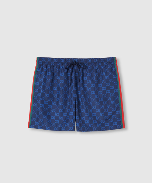 P-16626<br><b>GUCCI</b><br>GG 프린트 포플린 터치 스윔 쇼츠</b><br>[매장가-100만원대]