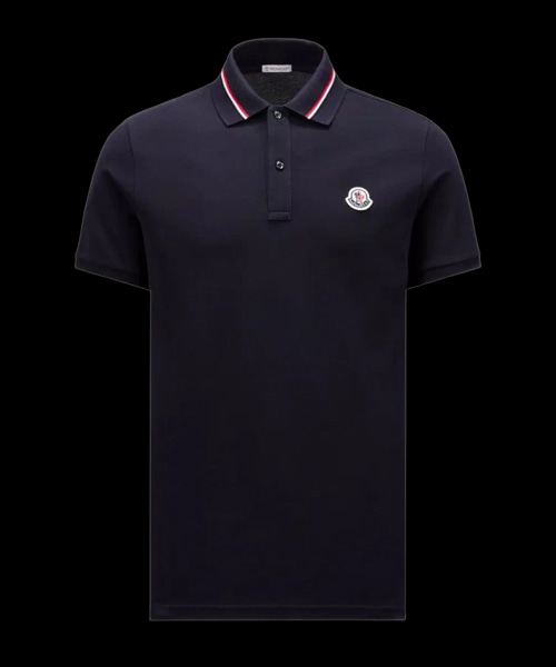 T-32148<br><b>MONCLER</b><br>로고 패치 폴로 셔츠</b><br>[매장가-50만원대]