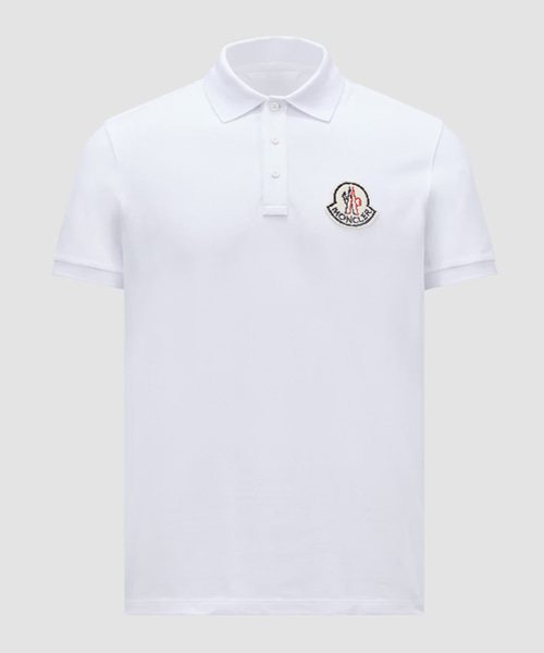 T-32149<br><b>MONCLER</b><br>픽셀 로고 코튼 피케 폴로 셔츠</b><br>[매장가-50만원대]
