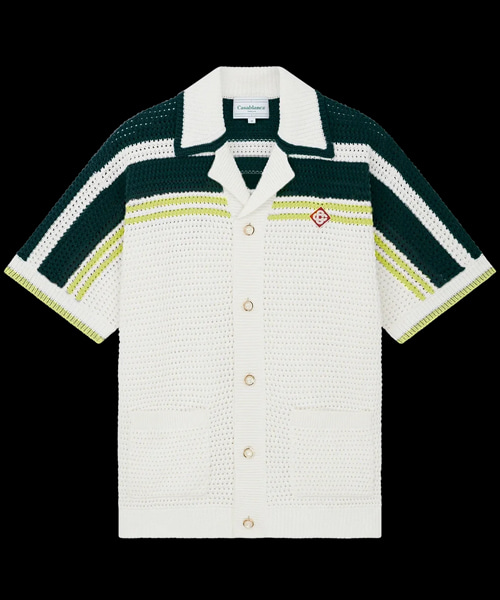 S-5873<br><b>CASABLANCA</b><br>테니스 크로셰 셔츠</b><br>[매장가-70만원대]