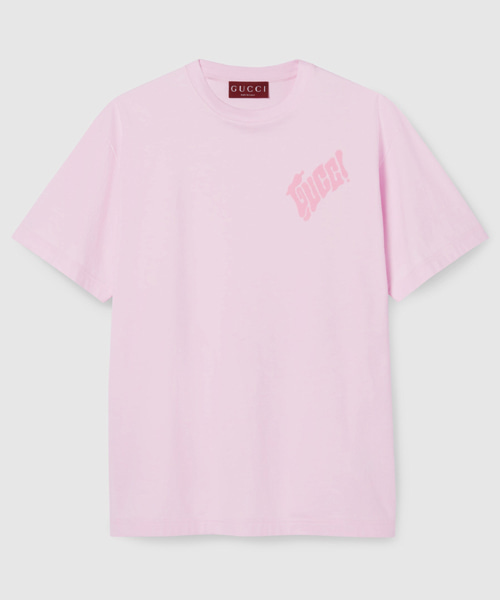 T-32160<br><b>GUCCI</b><br>로고 자수 코튼 티셔츠</b><br>[매장가-170만원대]