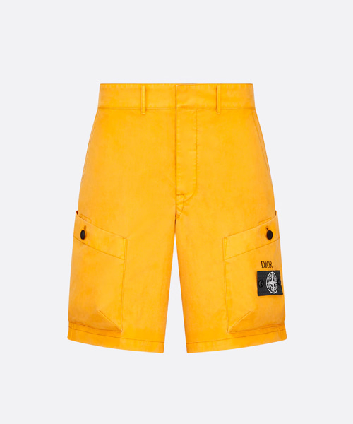 P-16659<br><b>DIOR x STONE ISLAND</b><br>코튼 블렌드 새틴 버뮤다 쇼츠</b><br>[매장가-360만원대]