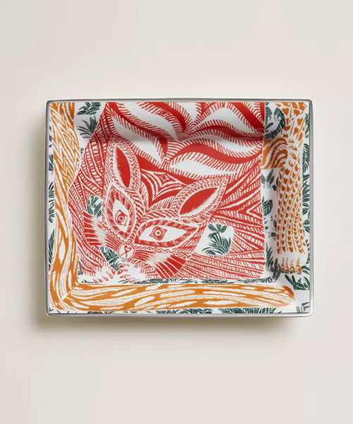 A-45298<br><b>HERMES</b><br>CHAT CARRE 체인지 트레이</b><br>[매장가-120만원대]