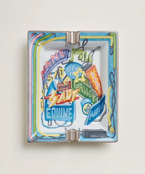 A-45299<br><b>HERMES</b><br>CHEVALOSCOPE NEON 재떨이</b><br>[매장가-120만원대]