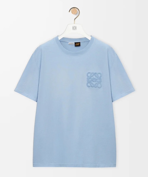 T-32166<br><b>LOEWE</b><br>시그니처 자수 코튼 티셔츠</b><br>[매장가-90만원대]