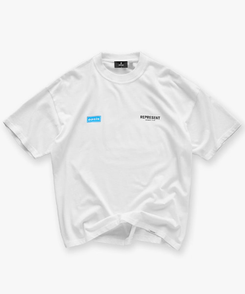T-32179<br><b>REPRESENT x OASIS</b><br>오너 클럽 코튼 티셔츠</b><br>[매장가-10만원대]