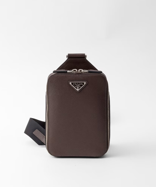 A-45314<br><b>PRADA</b><br>브리크 사피아노 가죽 백</b><br>[매장가-300만원대]