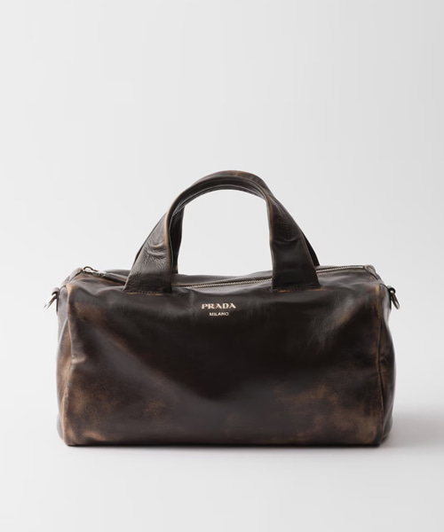A-45313<br><b>PRADA</b><br>나파 가죽 더플 백</b><br>[매장가-600만원대]