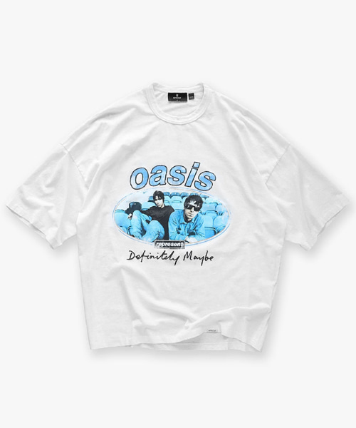 T-32181<br><b>REPRESENT x OASIS</b><br>메인 로드 코튼 티셔츠</b><br>[매장가-20만원대]