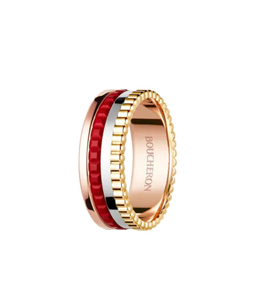 A-45425<br><b>BOUCHERON</b><br>콰트로 레드 에디션 스몰 링</b><br>[매장가-590만원대]