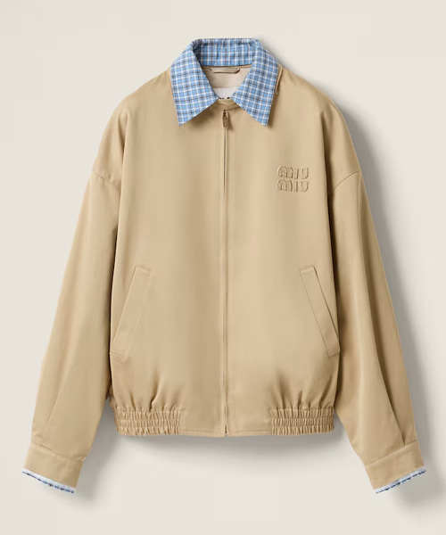 JK-25042<br><b>MIU MIU</b><br>치노 블루종 재킷</b><br>[매장가-380만원대]