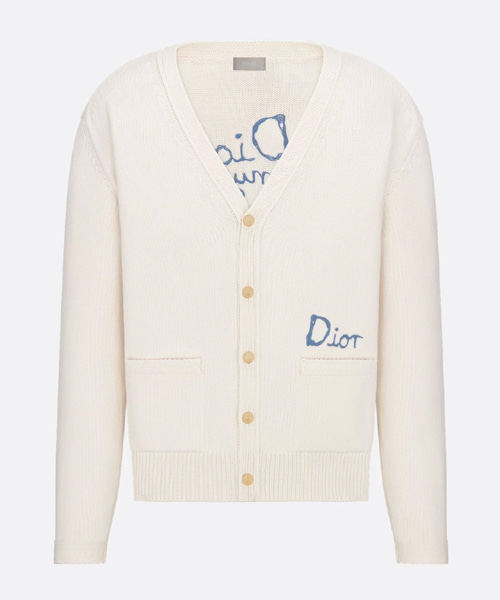 JK-25051<br><b>DIOR</b><br>코튼 블렌드 저지 가디건</b><br>[매장가-290만원대]