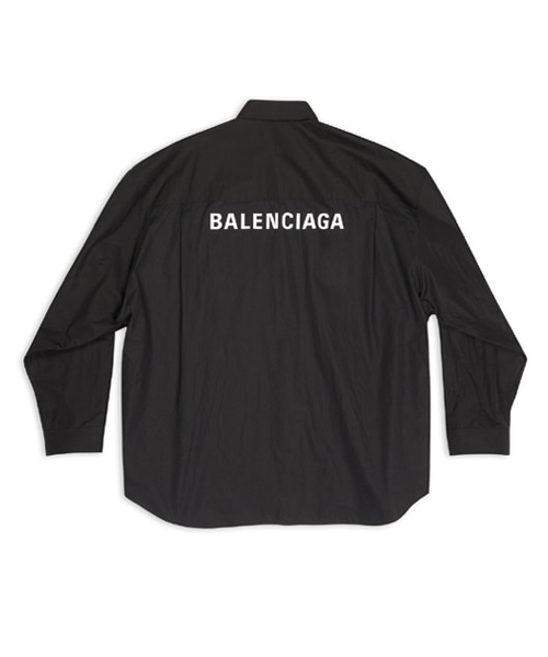 S-5901<br><b>BALENCIAGA</b><br>백 로고 프린트 포플린 오버사이즈 셔츠</b><br>[매장가-170만원대]