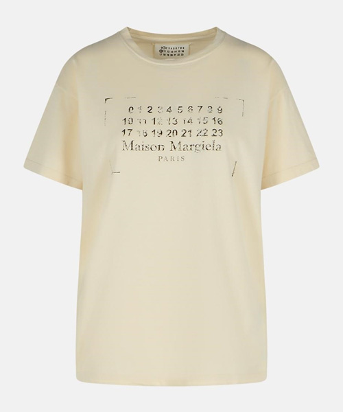 T-32267<br><b>MAISON MARGIELA</b><br>넘버 프린트 코튼 티셔츠</b><br>[매장가-40만원대]