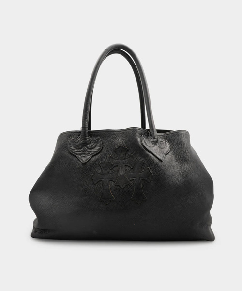 A-45569<br><b>CHROME HEARTS</b><br>점보 가죽 세메터리 토트백</b><br>[매장가-690만원대]