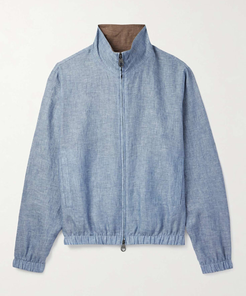 JK-25049<br><b>LORO PIANA</b><br>리버서블 리넨 봄버 자켓</b><br>[매장가-300만원대]
