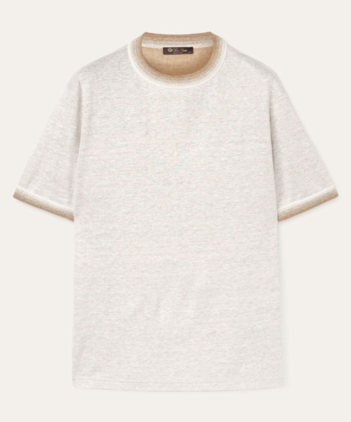 T-32246<br><b>LORO PIANA</b><br>시워 리넨 티셔츠</b><br>[매장가-150만원대]