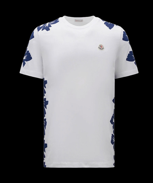 T-32249<br><b>MONCLER</b><br>플라워 프린트 티셔츠</b><br>[매장가-50만원대]
