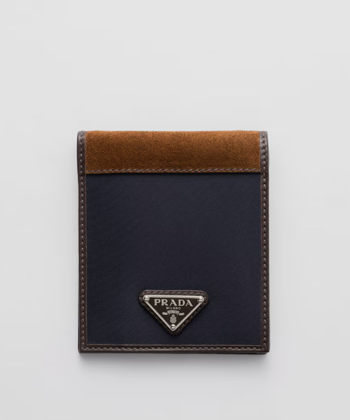 A-45641<br><b>PRADA</b><br>리나일론 및 가죽 지갑</b><br>[매장가-90만원대]