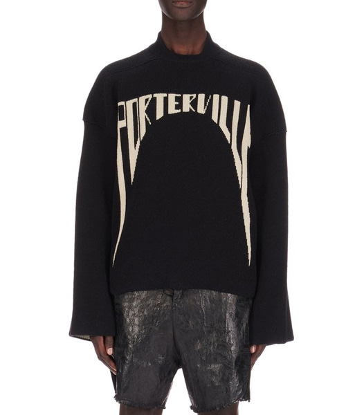 T-32273<br><b>RICK OWENS</b><br>크루 넥 PORTERVILLE 점보 스웨터</b><br>[매장가-400만원대]