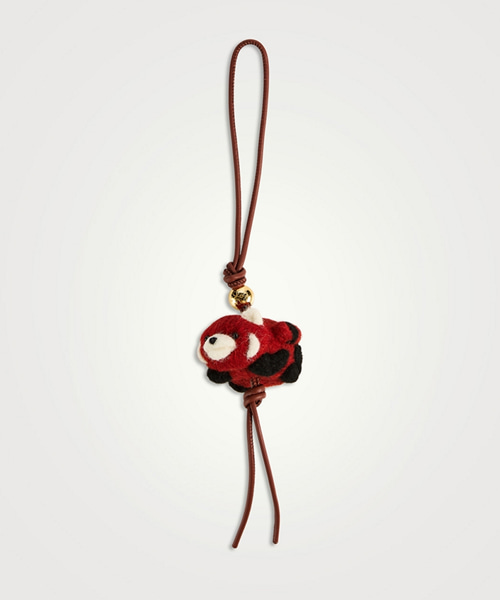 A-45644<br><b>LOEWE</b><br>팬더 펠트 백 참</b><br>[매장가-90만원대]