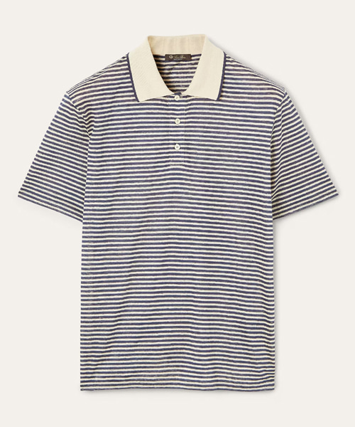 T-32277<br><b>LORO PIANA</b><br>크레미아 리넨 폴로 셔츠</b><br>[매장가-140만원대]