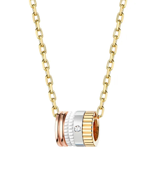 A-45649<br><b>BOUCHERON</b><br>콰트로 화이트 에디션 미니 링 펜던트</b><br>[매장가-500만원대]