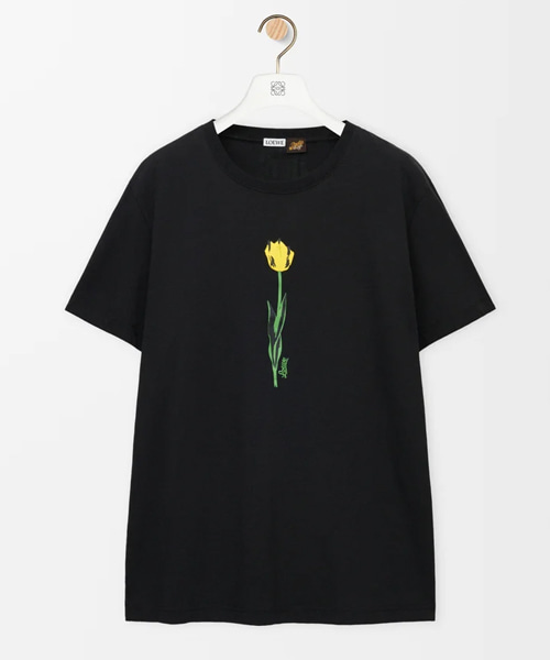 T-32274<br><b>LOEWE</b><br>플라워 프린트 코튼 티셔츠</b><br>[매장가-80만원대]