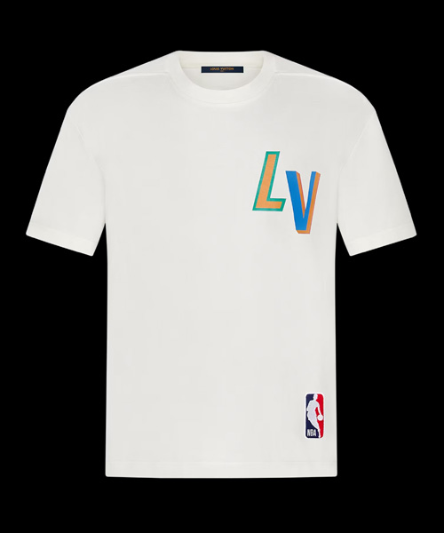 T-32279<br><b>LOUIS VUITTON</b><br>NBA 프론트 앤 백 레터스 프린트 티셔츠</b><br>[매장가-80만원대]