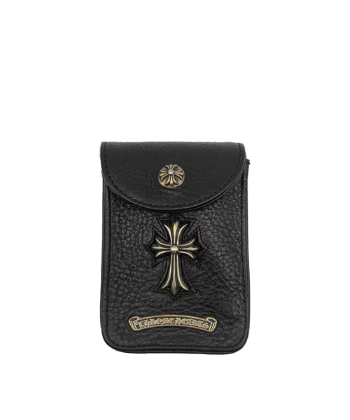 A-45723<br><b>CHROME HEARTS</b><br>크로스 스크롤 시가렛 스토리지 백</b><br>[매장가-400만원대]
