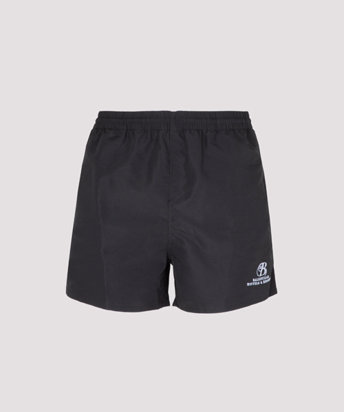 P-16745<br><b>BALENCIAGA</b><br>호텔리조트 로고 폴리 스윔 쇼츠</b><br>[매장가-90만원대]
