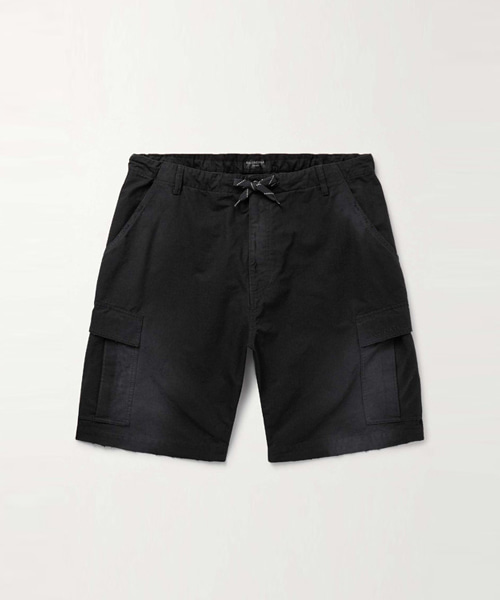 P-16747<br><b>BALENCIAGA</b><br>디스트레스드 코튼 립스톱 카고 쇼츠</b><br>[매장가-230만원대]