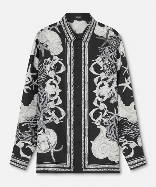 S-5929<br><b>VERSACE</b><br>BAROCCO SEA 실크 셔츠</b><br>[매장가-190만원대]