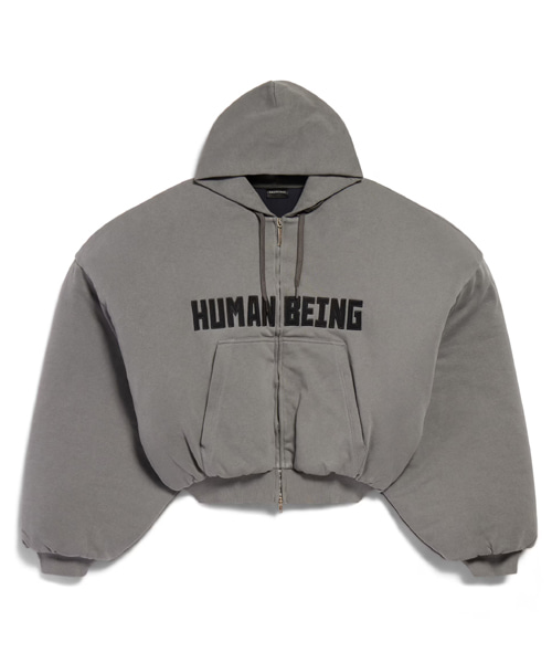 JK-25069<br><b>BALENCIAGA</b><br>휴먼 비잉 라운드 집업 후디</b><br>[매장가-540만원대]