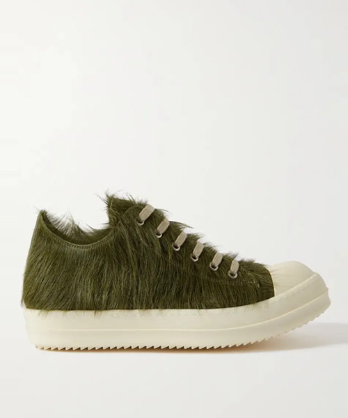 A-45780<br><b>RICK OWENS</b><br>카프 헤어 스니커즈</b><br>[매장가-150만원대]