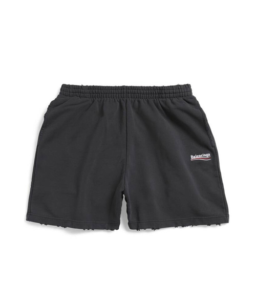 P-16758<br><b>BALENCIAGA</b><br>폴리티컬 캠페인 스웨트 쇼츠</b><br>[매장가-100만원대]