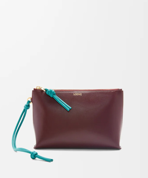 A-45801<br><b>LOEWE</b><br>크노트 티 파우치</b><br>[매장가-130만원대]