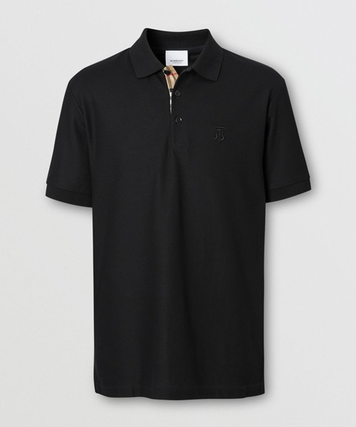T-32317<br><b>BURBERRY</b><br>모노그램 모티프 코튼 피케 폴로셔츠</b><br>[매장가-70만원대]