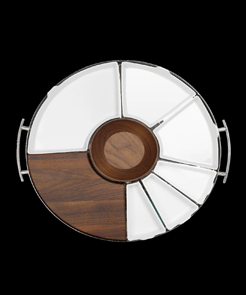 A-45811<br><b>CHRISTOFLE</b><br>스테인리스 스틸 무드 파티 트레이</b><br>[매장가-180만원대]
