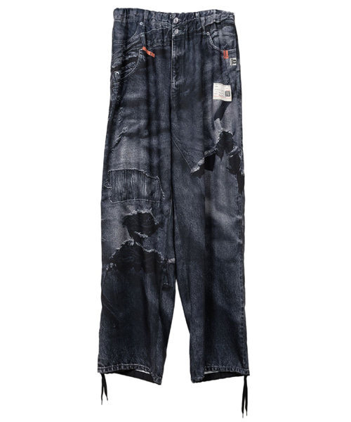 P-16769<br><b>T.A.T.A x MAISON MARGIELA</b><br>트롱프뢰유 아카이브 프린트 와이드 팬츠</b><br>[매장가-50만원대]