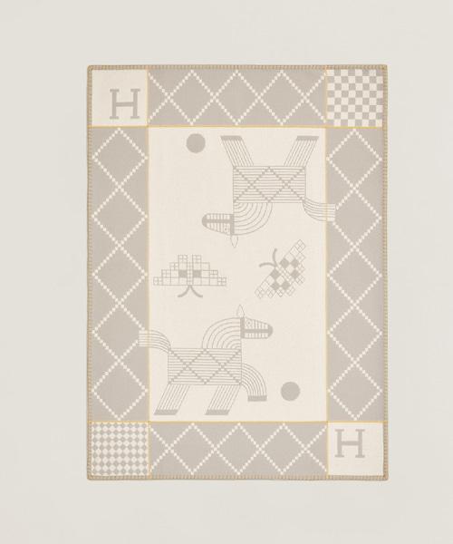 A-45885<br><b>HERMES</b><br>AVALON ANIMAUX NATTES 플래드</b><br>[매장가-170만원대]