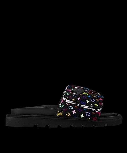 A-45849<br><b>LOUIS VUITTON x TAKASHI MURAKAMI</b><br>풀 필로우 플랫 컴포트 뮬</b><br>[매장가-150만원대]
