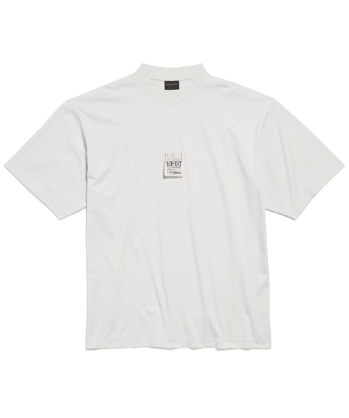 T-32350<br><b>BALENCIAGA</b><br>공항 태그 코튼 티셔츠</b><br>[매장가-80만원대]