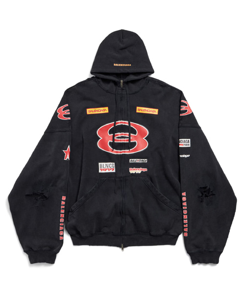 JK-25072<br><b>BALENCIAGA</b><br>스폰서 로고 집업 후디</b><br>[매장가-250만원대]